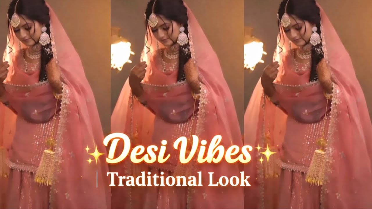 Desi Vibes ✨ | Punjabi Traditional Look | New Trending Music Video 💃