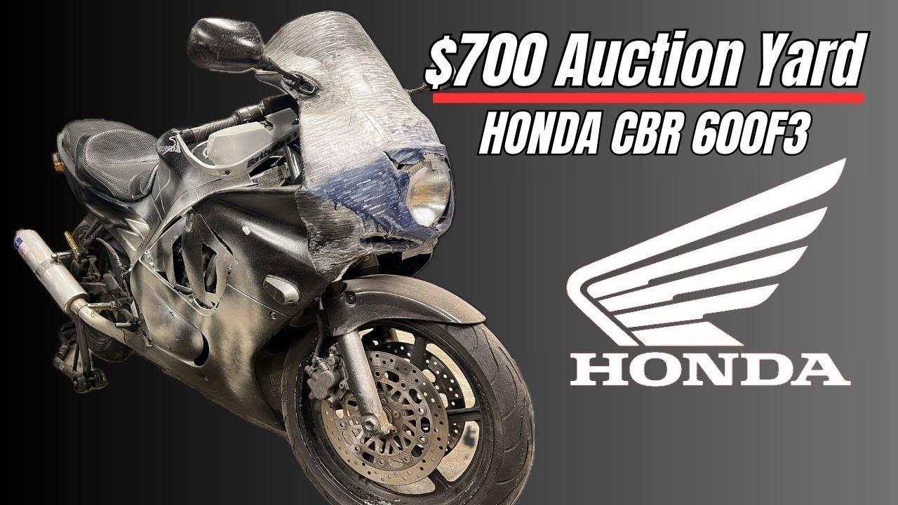 I Bought a Auction Yard Honda CBR 600F3 | Honda CBR F3 EP. 1