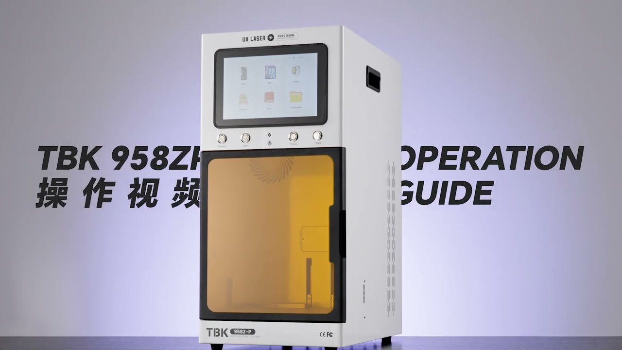 TBK-958ZP UV Laser Demo: Screen Repair, Back Glass Separation & DIY Engraving #TBK958ZP