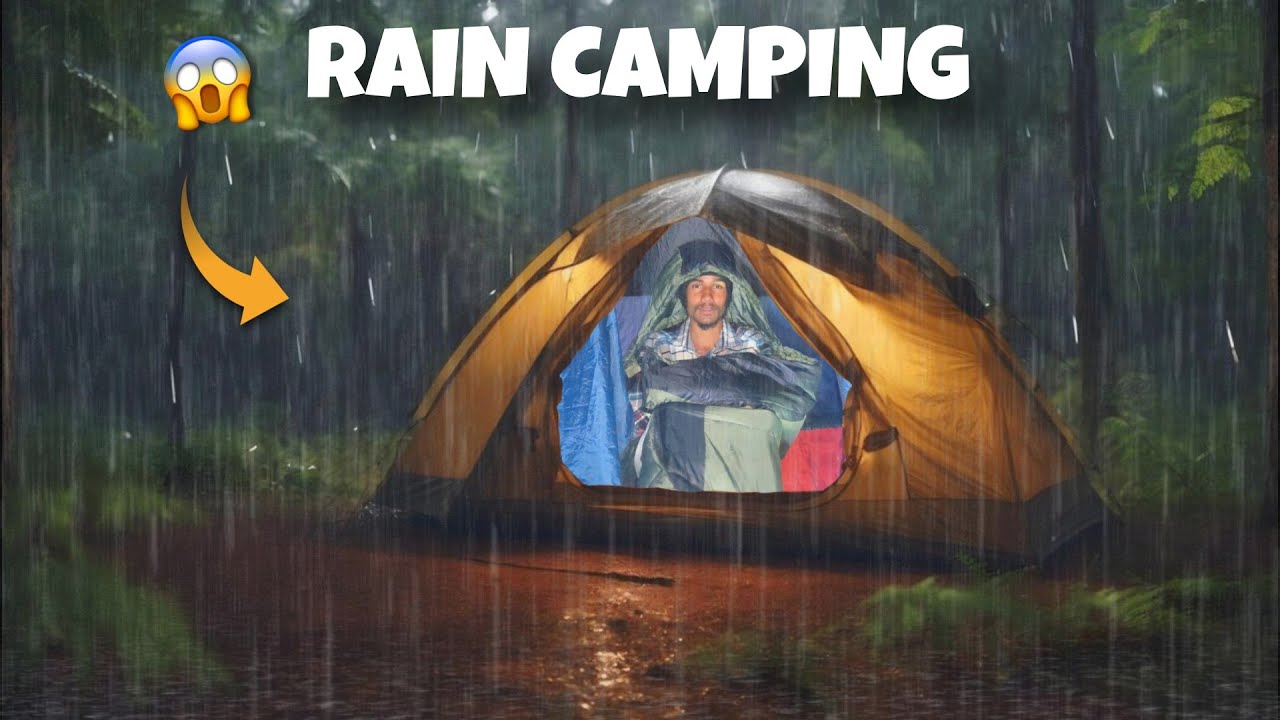 Rain Camping 😰 Camping in Heavy Rain in India 😲 camping