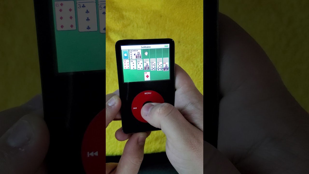 Apple iPod Classic 6th Gen U2 Edition Retro Games Walk though
