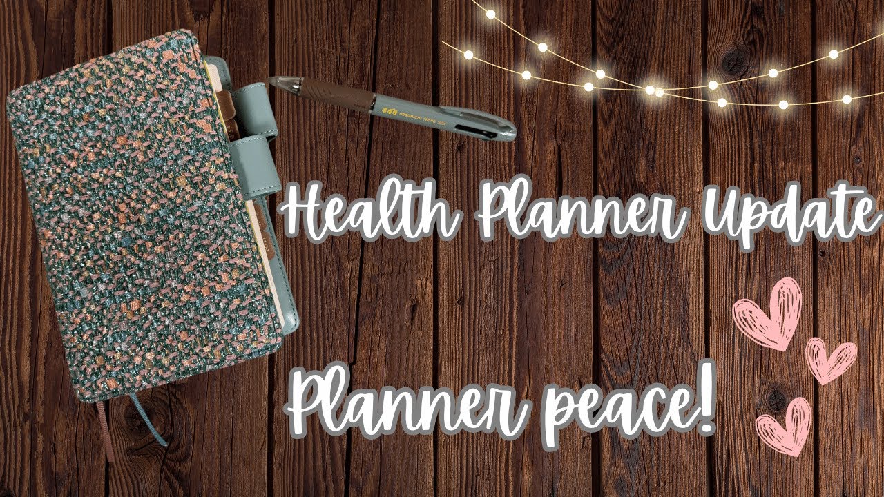 Health Planner Update | Health chat, flip through & finding planner peace on my Hobonichi
