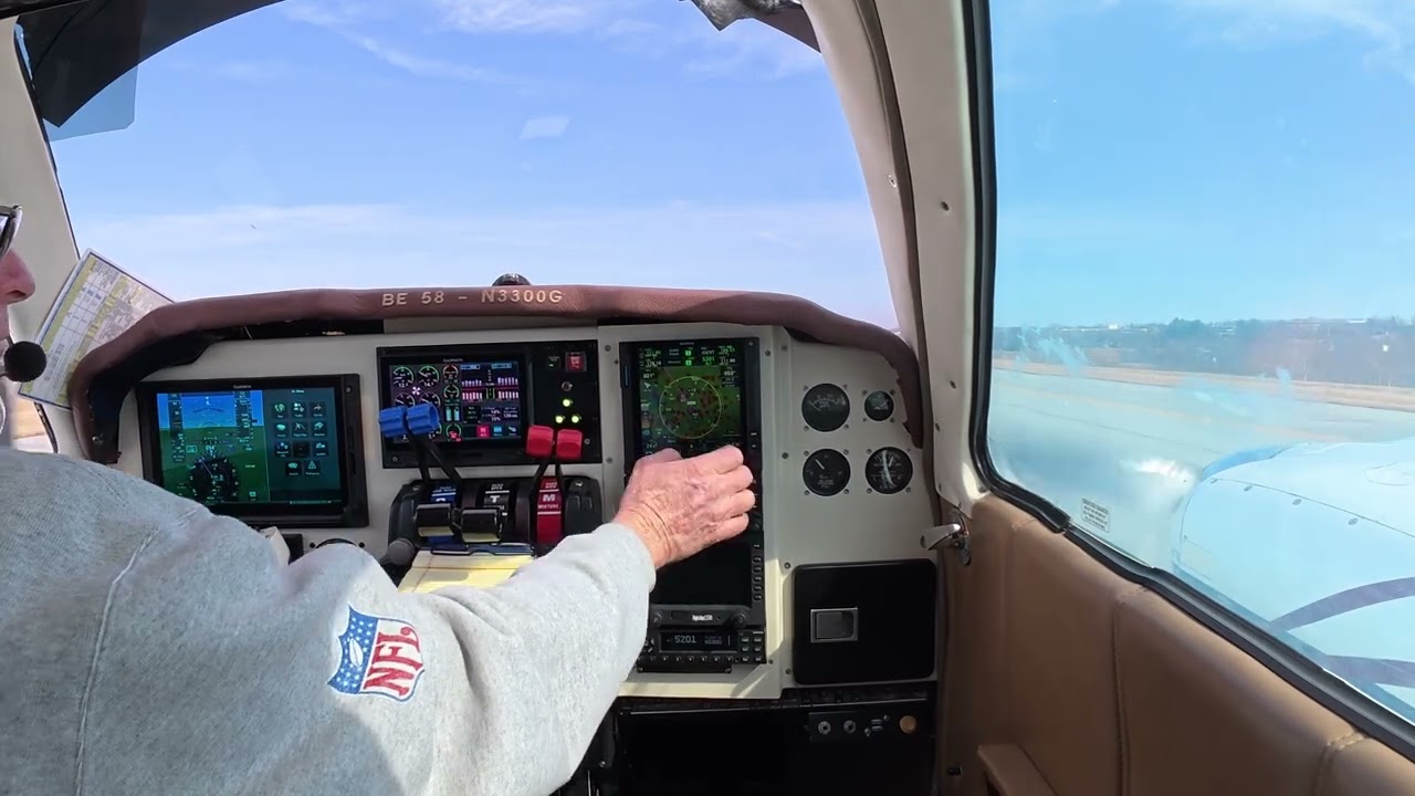 BE58 Baron | Pilot Mountain | exercising the aircraft