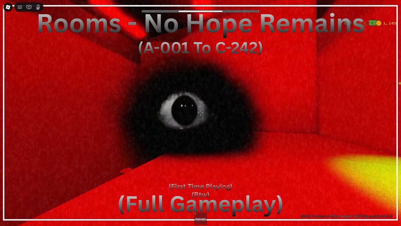 Rooms - No Hope Remains (A-001 To C-242) (Full Gameplay)