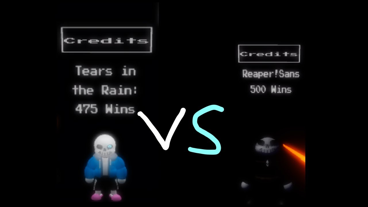 Who is better? Tears in the Rain VS Reaper Sans | Undertale Judgement Day