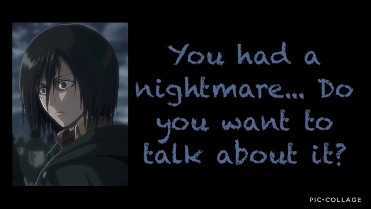 Спи спокойно | ASMR | Микаса Акерман x Слушатель