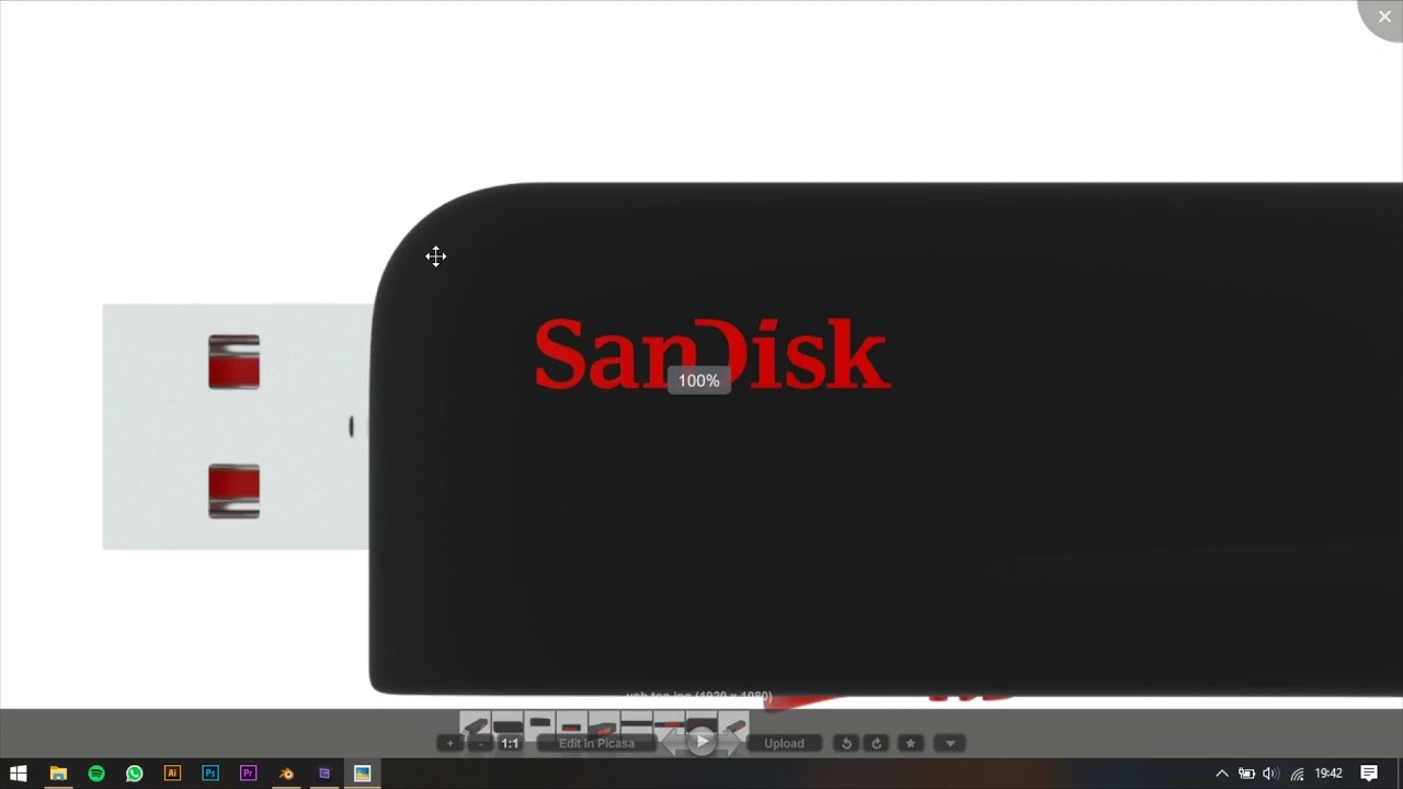 3D Modeling Flashdisk - Blender 2.9