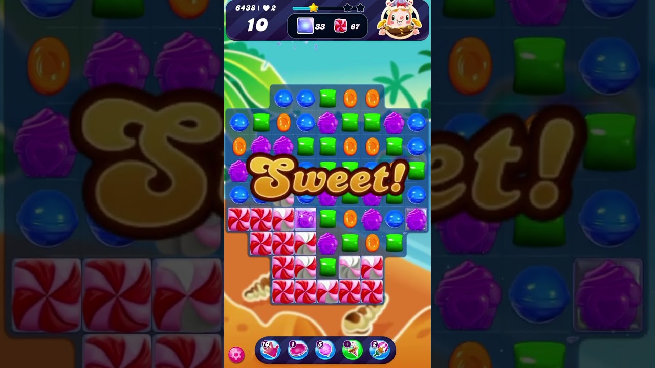 6438 Candy Crush Saga Level 6438 Walkthrough