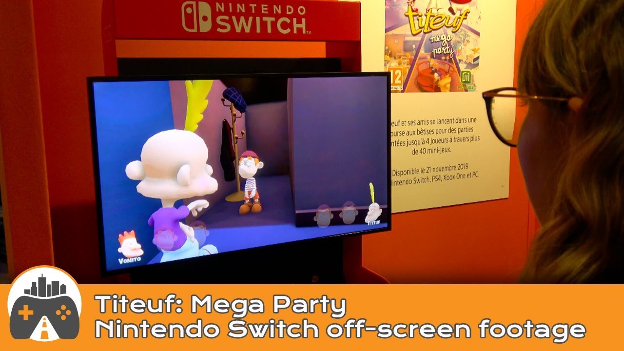 [Titeuf: Mega Party] Nintendo Switch off-screen footage