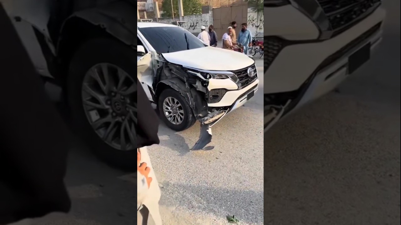Fortuner Car Accident 🥺 