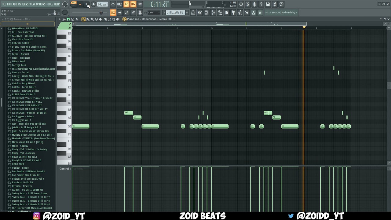 POP SMOKE - BOUT A MILLION/JEWELS FL STUDIO REMAKE (FLP DOWNLOAD) | DECONSTRUCTED