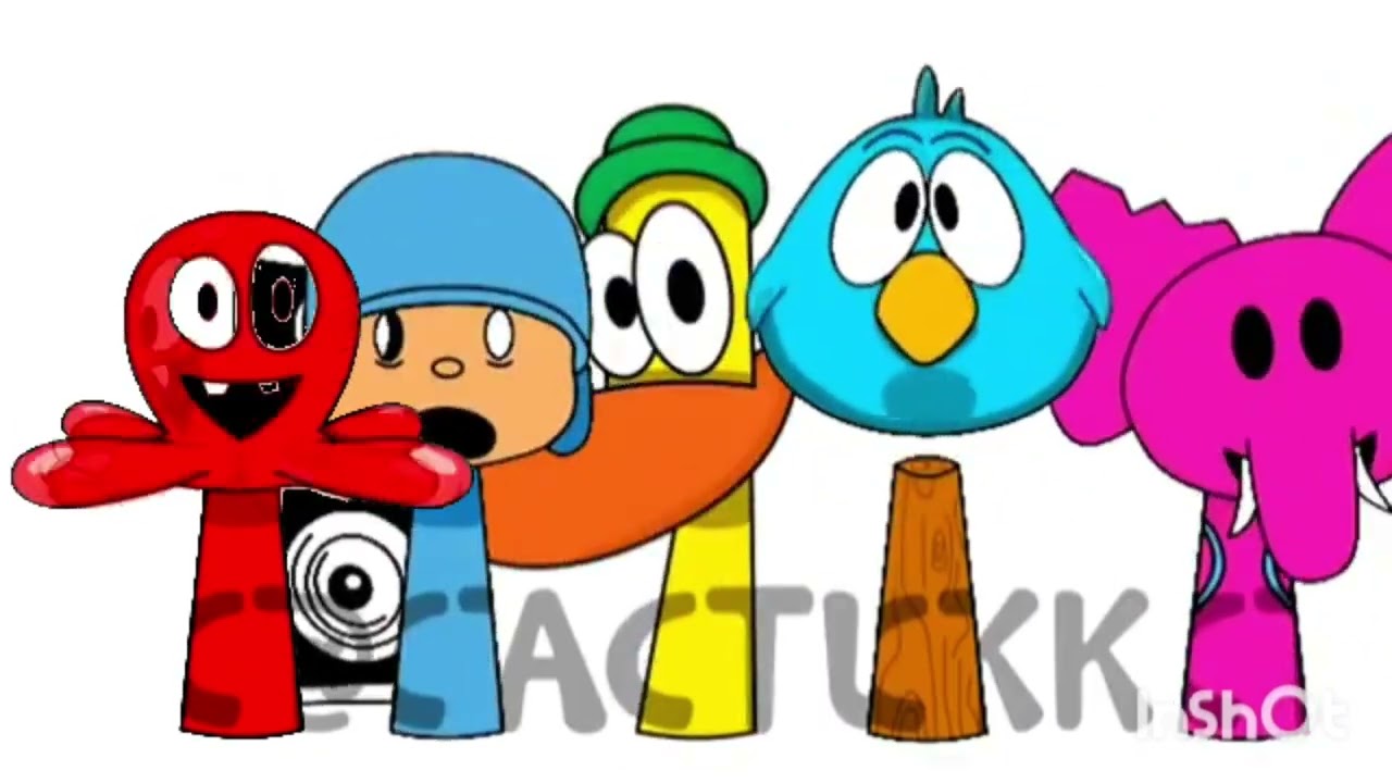 5 All My sprunki oc Pocoyo And Pato And Sleepy Brid And Elly And Fred 5 FiveParison