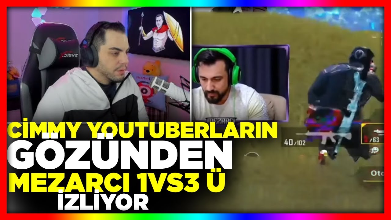 CİMMY TV | CİMMY YOUTUBERLARIN GÖZÜNDEN MEZARCI 1VS3 Ü İZLİYOR