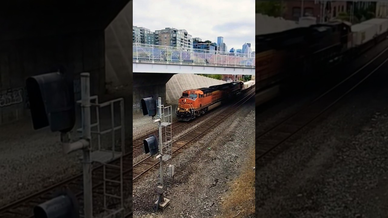 BNSF #3260  Intermodel!! Seattle Washington!! #railway #train #bnsf #seattle
