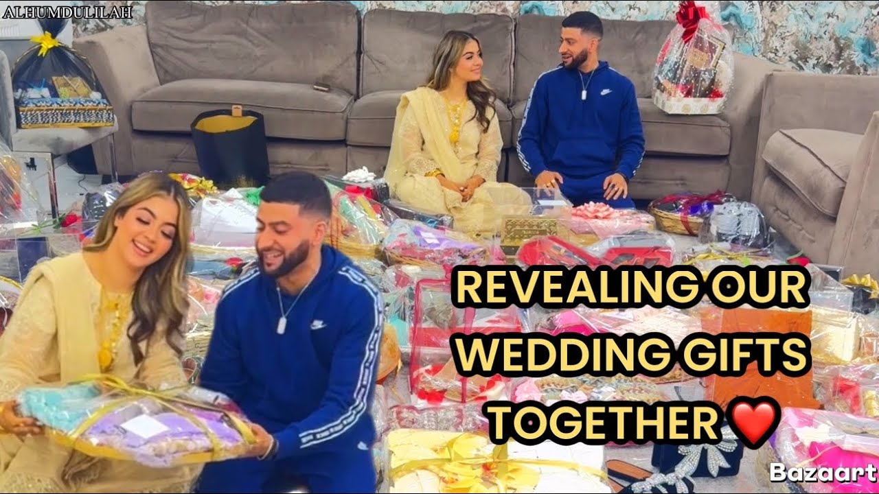 REVEALING OUR WEDDING GIFTS TOGETHER ❤️