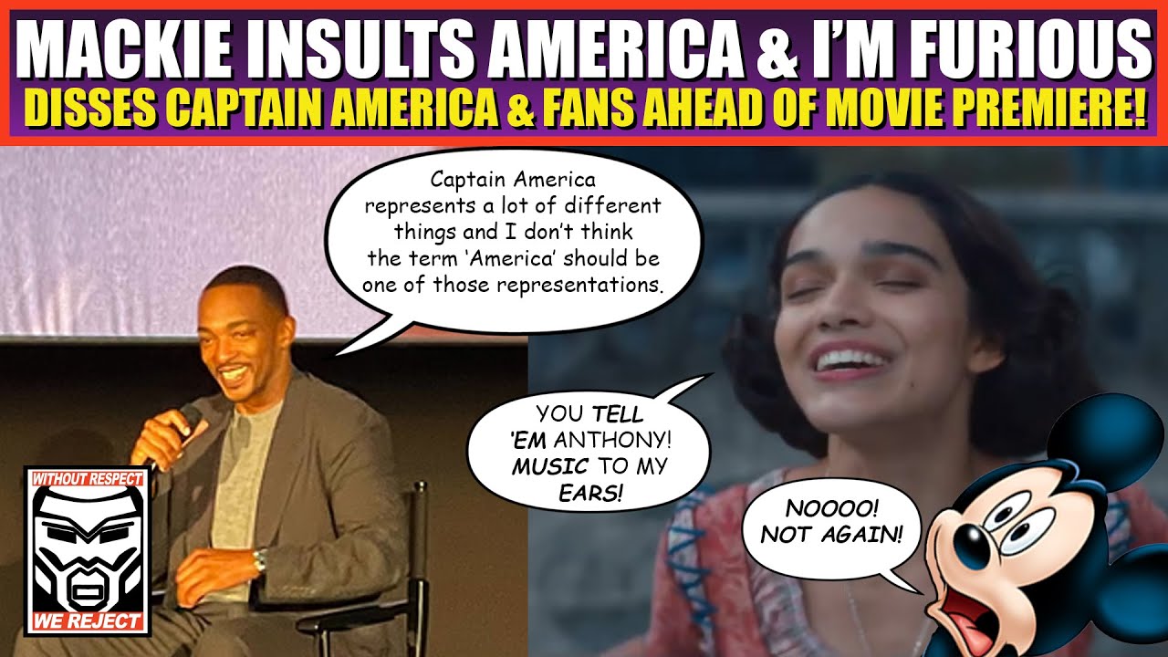 Mackie TORPEDOS Captain America 4 with Insulting Comments About Captain America & AMERICA HERSELF!