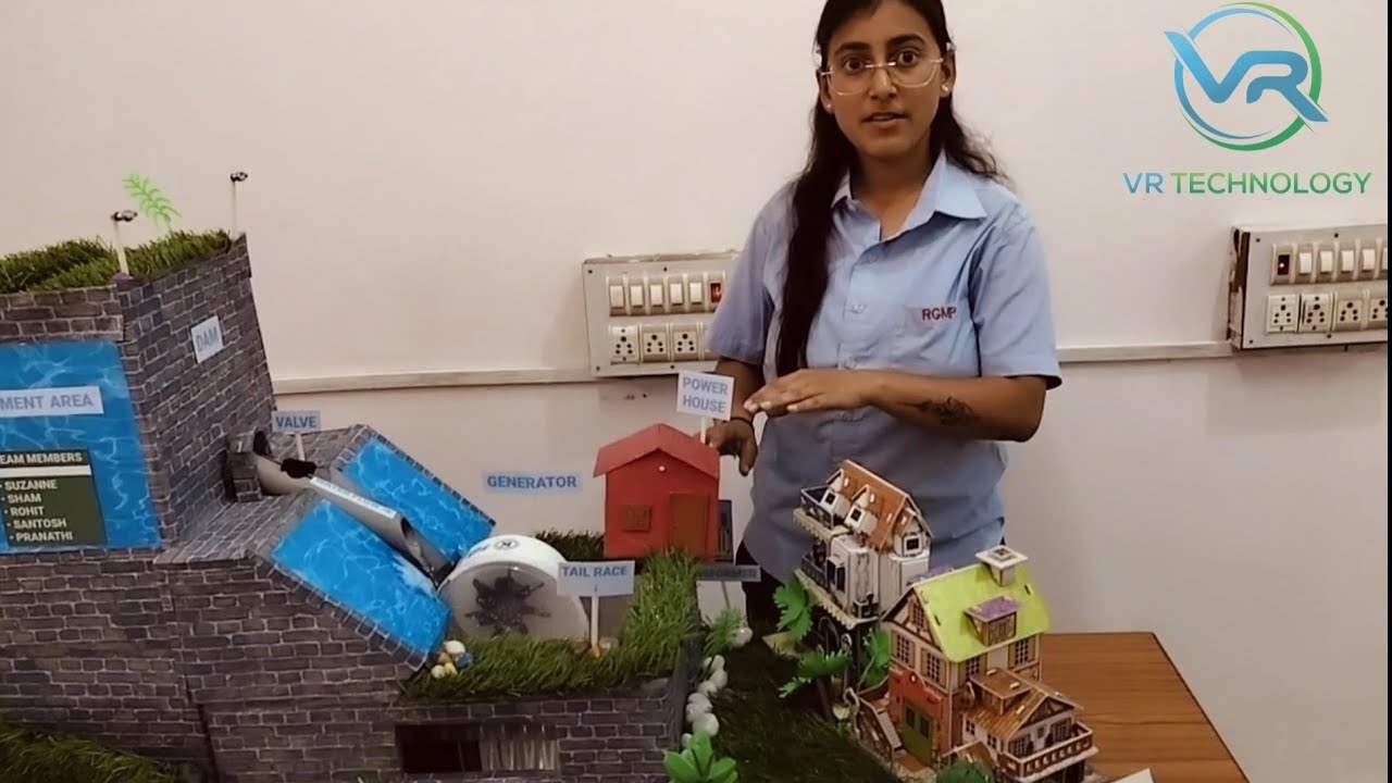 hydro power plant made by a student of RGMP POLYTECHNIC Bangalore -56