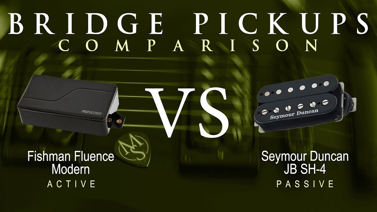 Fishman FLUENCE MODERN vs Seymour Duncan JB SH-4 - Bridge Pickup Guitar Tone Comparison Demo