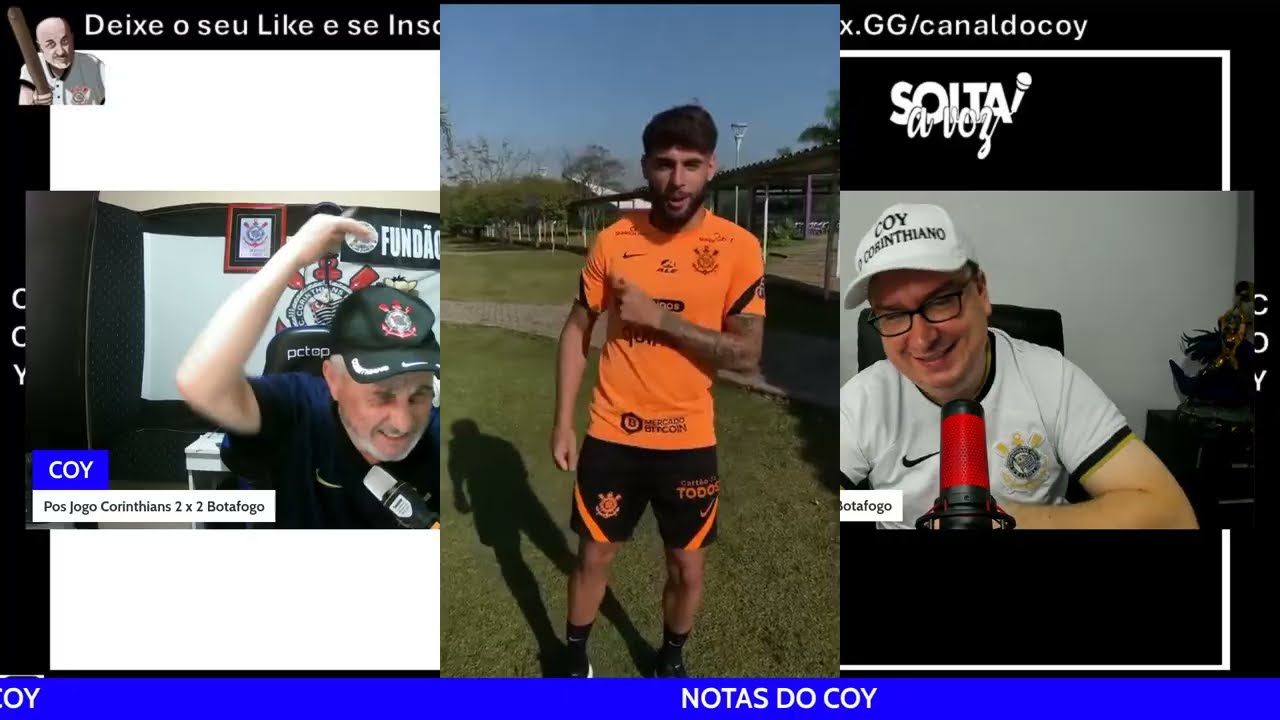 Pos Jogo Corinthians 2 x 2 Botafogo | Coy Revoltado com Pardoval, Formig&atilde;o e Bid&atilde;o