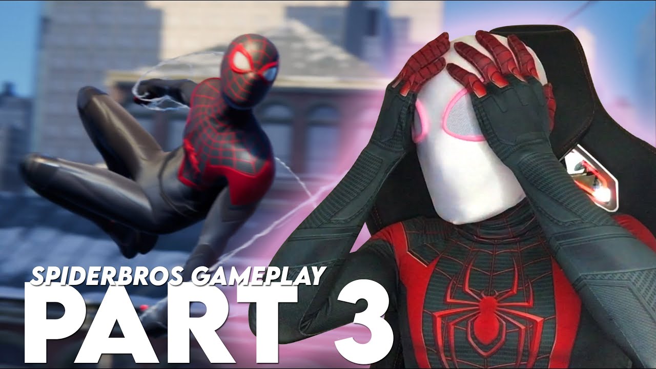 I LOST MY MASK! SO I BORROW GWEN MASK! - Spiderman Miles Morales Gameplay Walkthrough Part 3