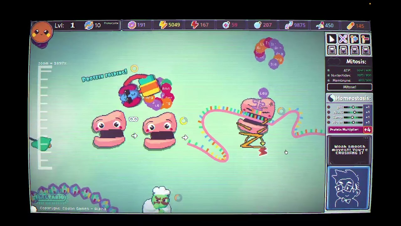 Bactario &mdash;&nbsp;The Cellular Biology Video Game (Alpha Footage)