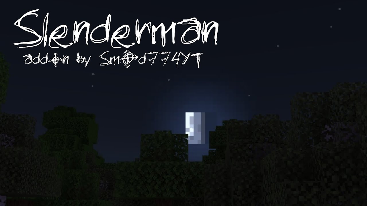Slenderman addon Showcase | MINECRAFT V1.21