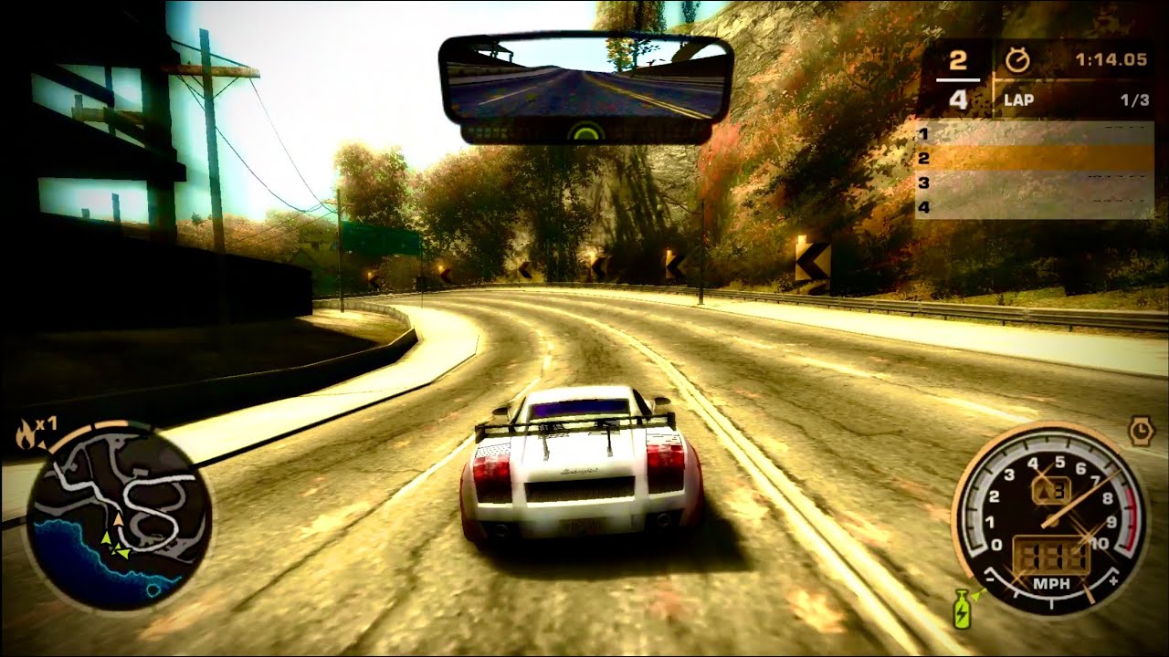 Need for Speed Most Wanted (Rush gameplay by Lamborghini Gallardo)