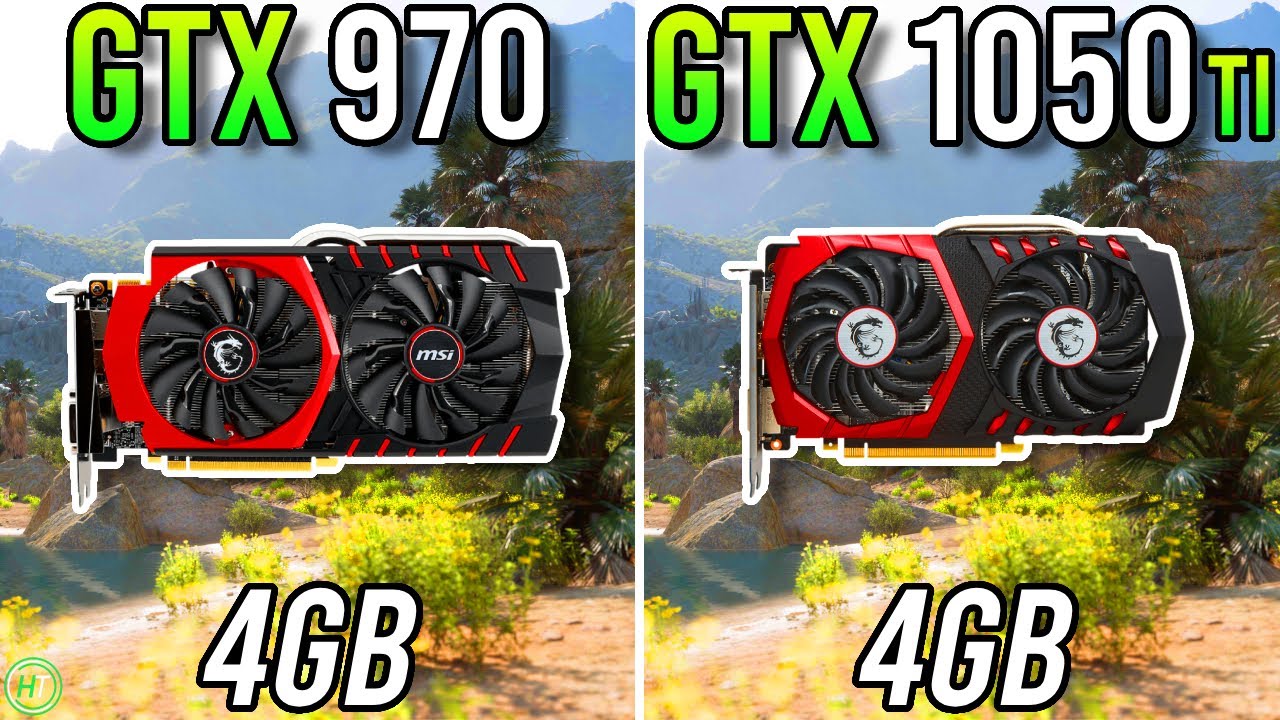 GTX 970 vs GTX 1050 Ti - Any Difference?