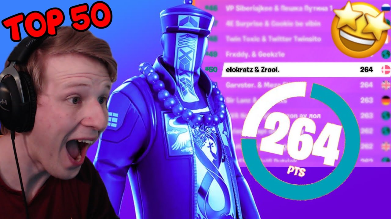 Top 50 Throwback Duo cup w/ Elokratz (Fortnite Tournament Highlights) | Zrool