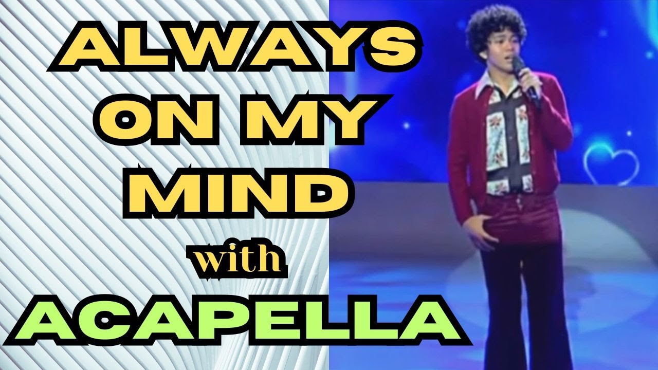 ALWAYS ON MY MIND WITH ACAPELLA - COVER BY JEROME EVARDOME