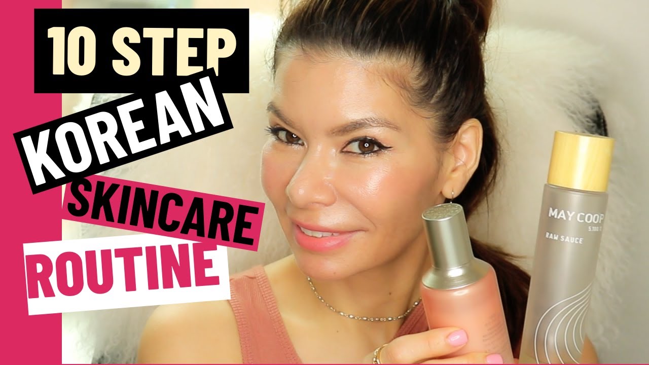 10 Step Morning Korean Skincare Routine!!