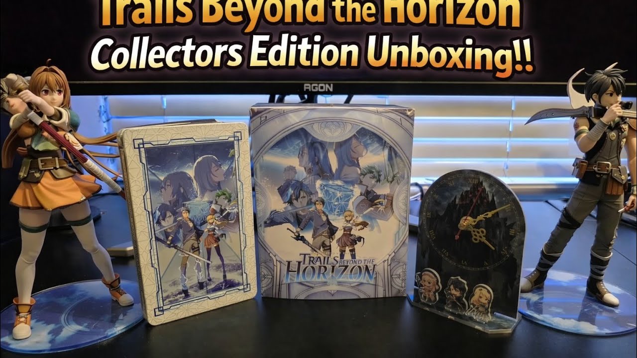 Распаковка коллекционного издания игры Trails Beyond the Horizon!!
