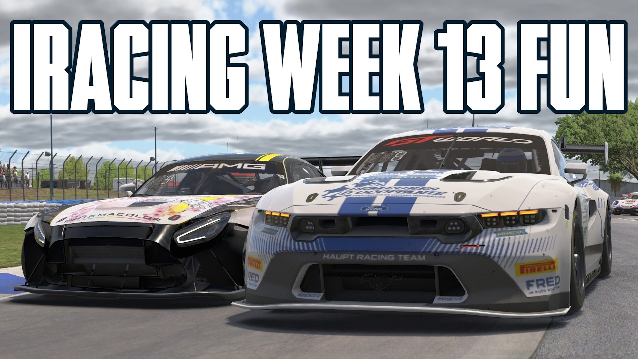 Trying out iRacing Week 13 GT3's at Sebring.