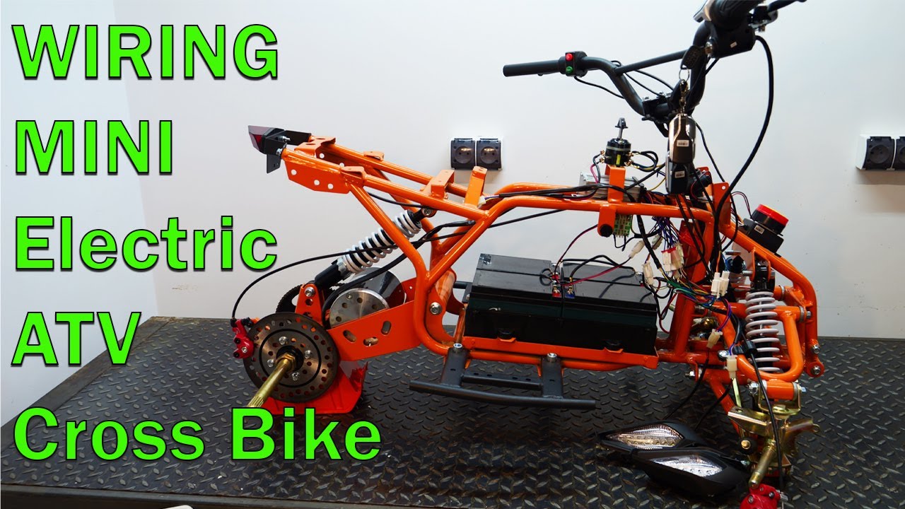 Full Wiring and Connection Instructions for the Mini Electric Quad, Pocket Cross. Nitro Motors