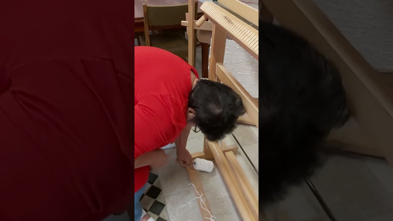 Báling Aranka felvetés szövőállványra 1.rész