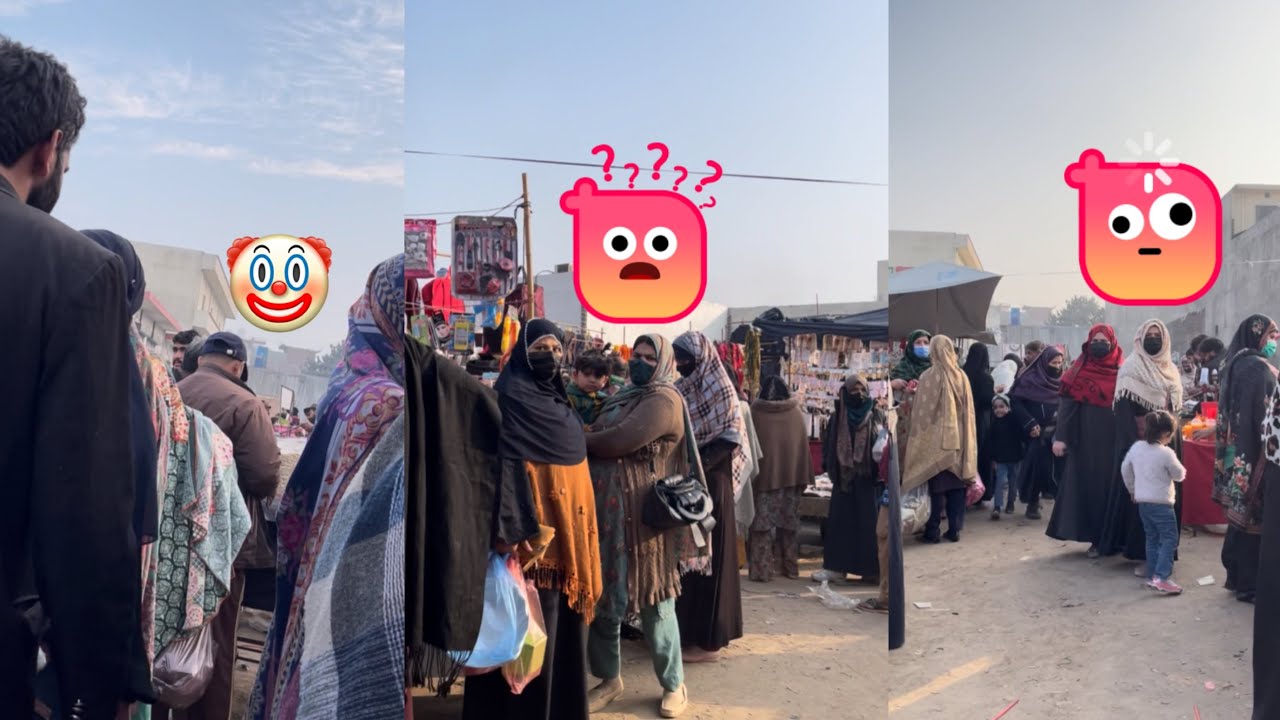 Sialkot Pakistan 🇵🇰 Sunday Bazaar😍❤️ shopping Vlog tour Lahori food bloggers cosmetic Linda Bazaar 