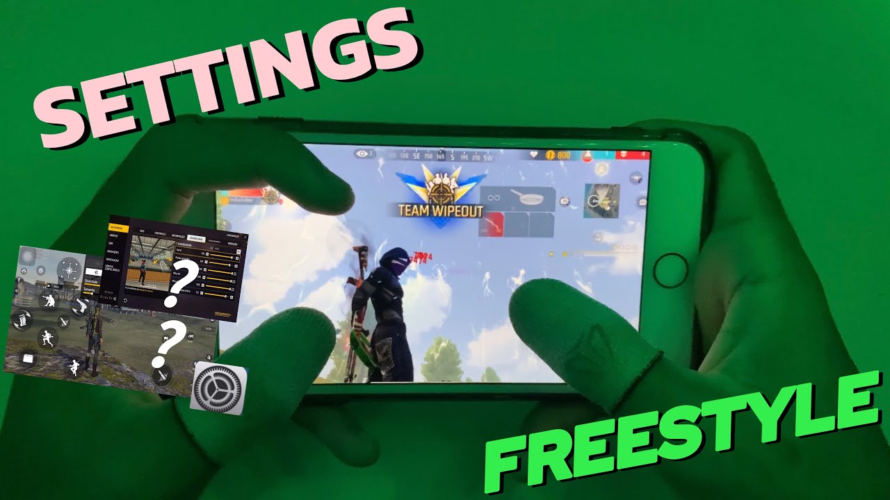 Settings Freestyle Insane Skills O | 100%Skills HeadShot 🇧🇷 Free Fire Highlights