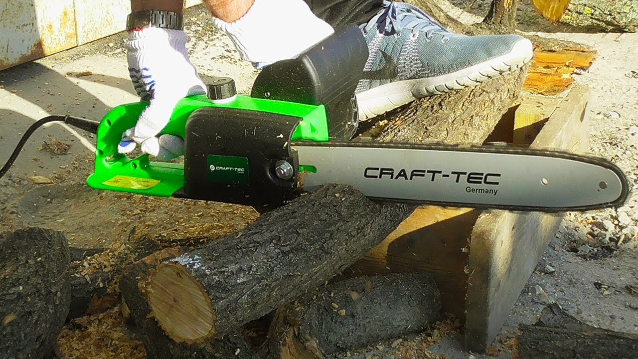 Как пилит пила? Тестирование электропилы CRAFT-TEC EKS-1500