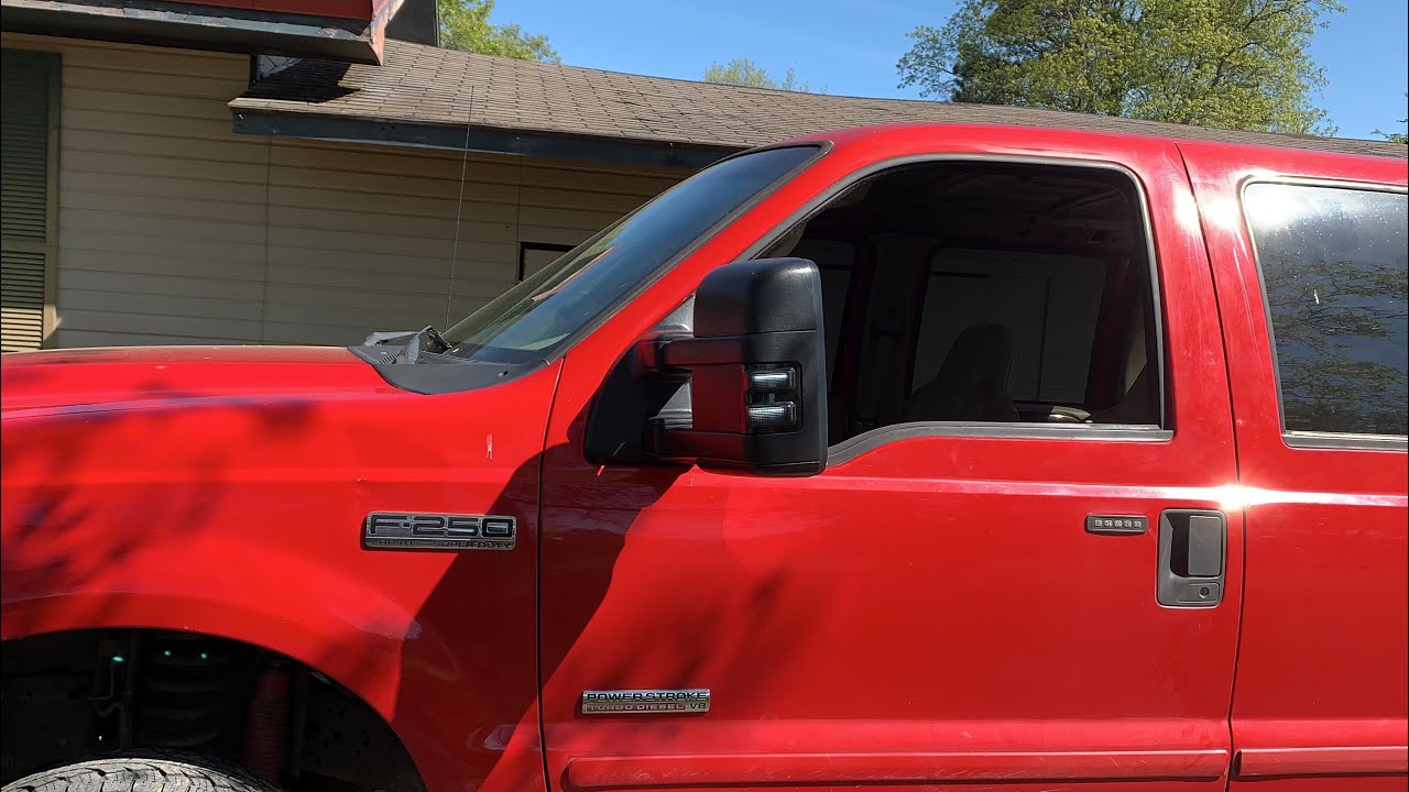 08-16 SUPER DUTY SWITCHBACK MIRROR LIGHT INSTALL (6.0 UPDATE MOD)