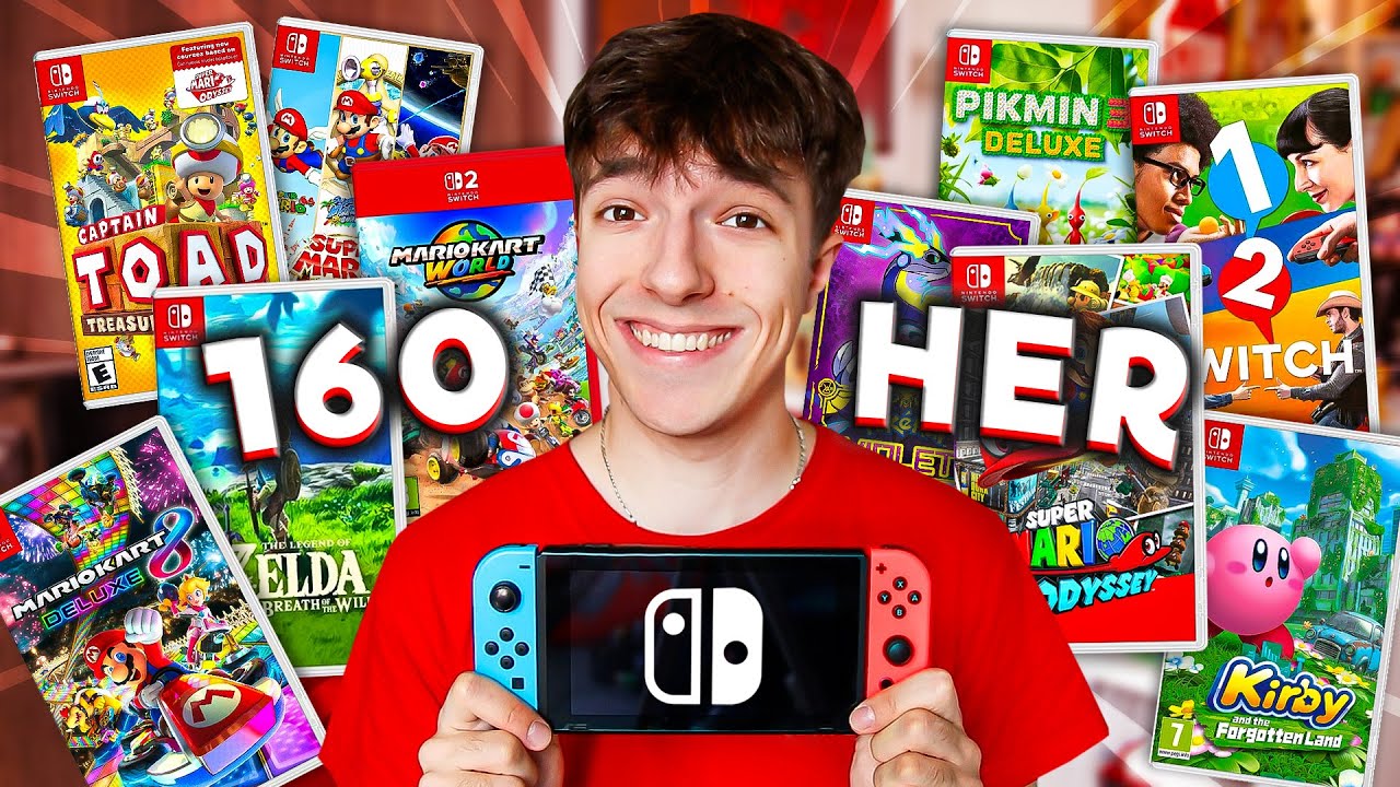 Moje CELÁ Nintendo Switch Sbírka