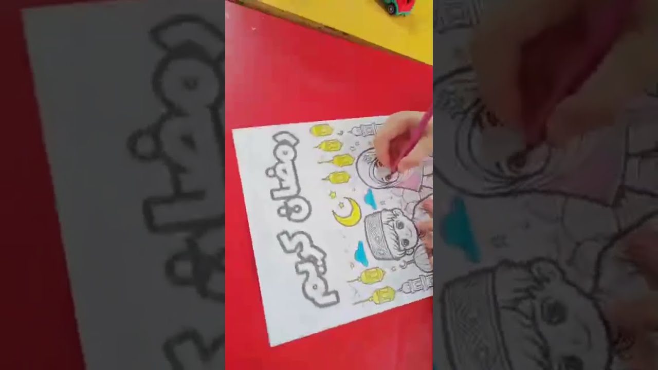 دورة مع أميرات التحضيري مع حصة التلوين