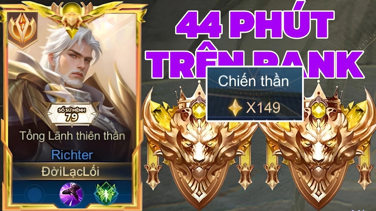 44 Phút ( Rank Đơn ) Trên Rank Chiến Thần 149 Sao Của Onekill