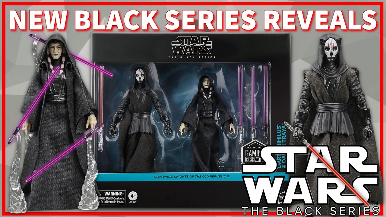 Огромная новинка из серии Black Series! Набор из двух фигурок: Дарт Трейя и Дарт Нихилус!