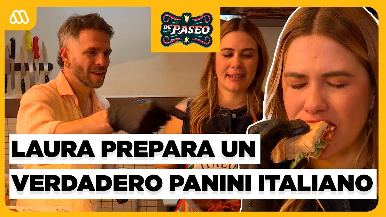 Laura Prieto cocina un AUT&Eacute;NTICO PANINI italiano en Barrio Lastarria | De Paseo