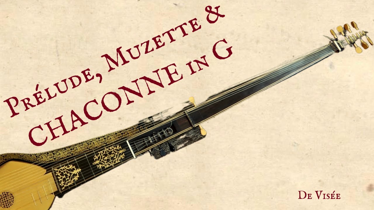 Prélude, Muzette & Chaconne in G, by R de Visée, played by X. Díaz-Latorre, on the 14course Theorbo