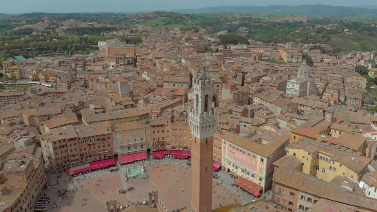 SIENA, ITALY | DRONE FOOTAGE 4K