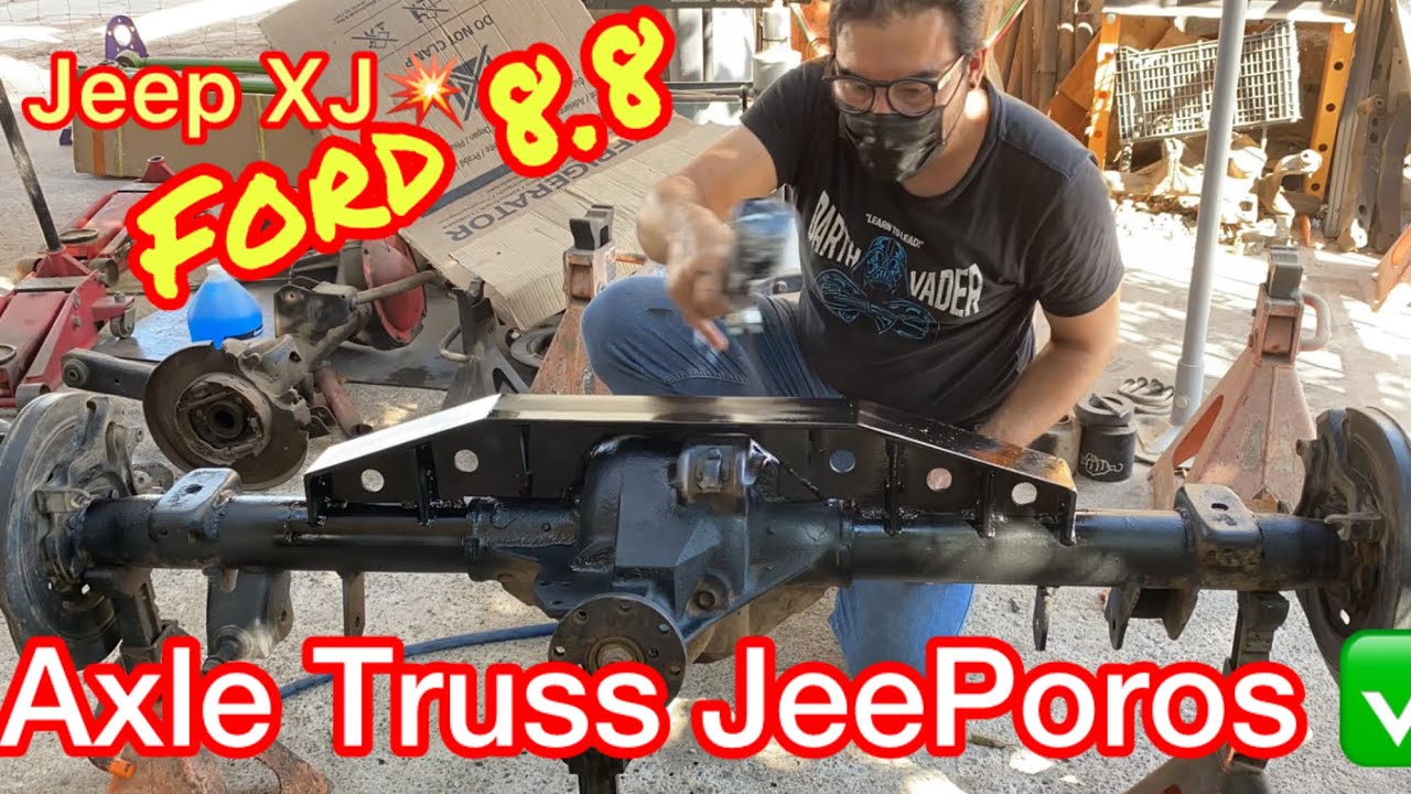 Ford 8.8 Axle Truss👉🏻Refuerzo para a diferencial Ford 8.8 en Jeep Cherokee, Comanche y Wrangler YJ✅