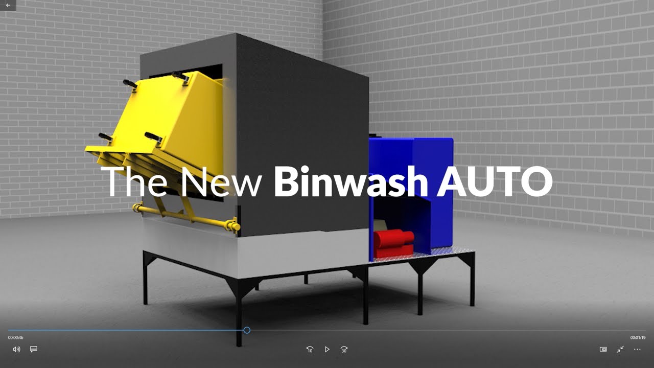 The new Bin Wash AUTO from Morclean, bringing a whole new dimension to waste sanitisation.