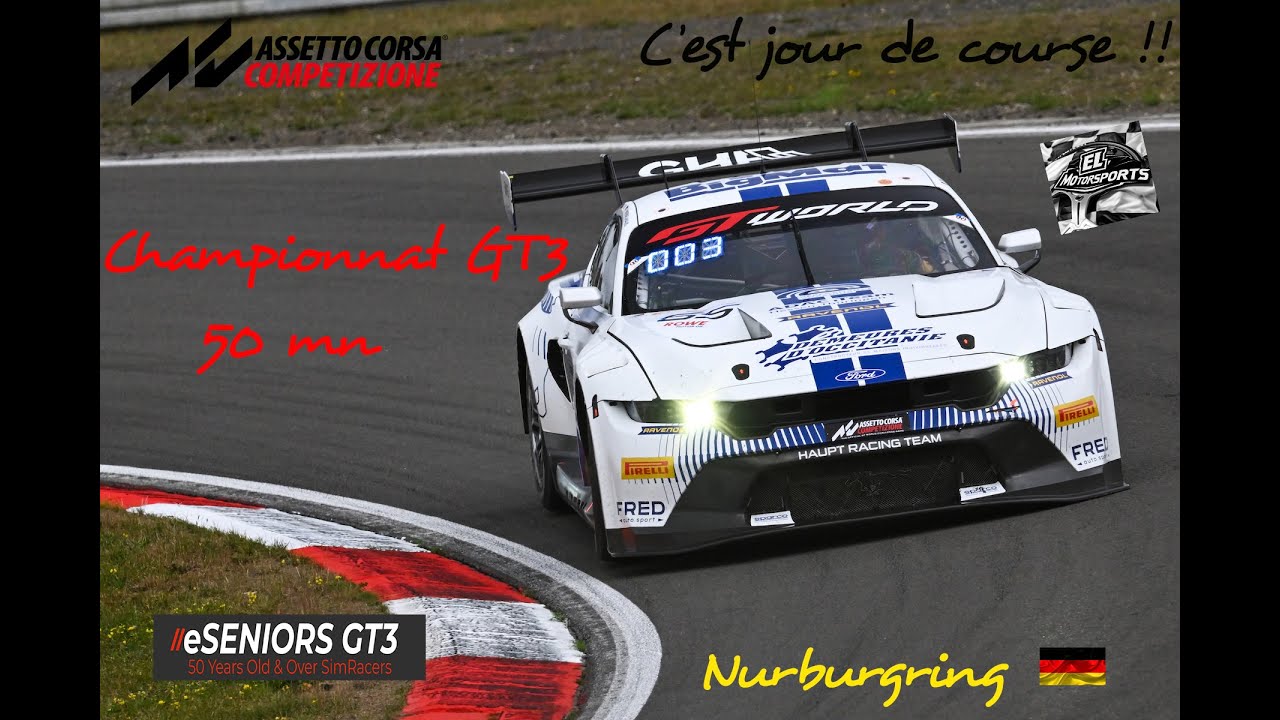 07/02/2026 ACC eSeniors S22 R3 Nurburgring  Championnat GT3 50 mn Porsche 992 GT3R