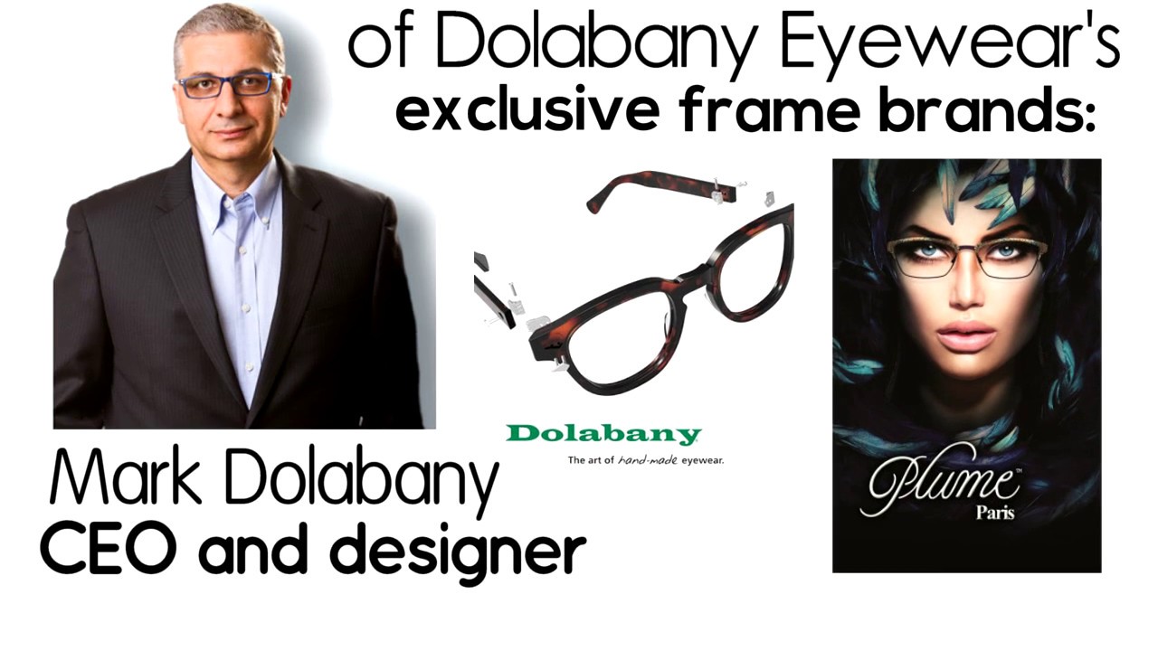 Dolabany Eyewear, An independent frame company. www.DolabanyEyewear.com